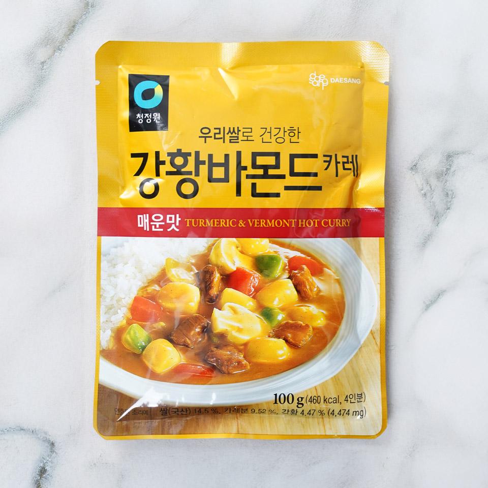 메가마트 대상 청정원 강황바몬드카레 매운맛 100g - 상품 이미지