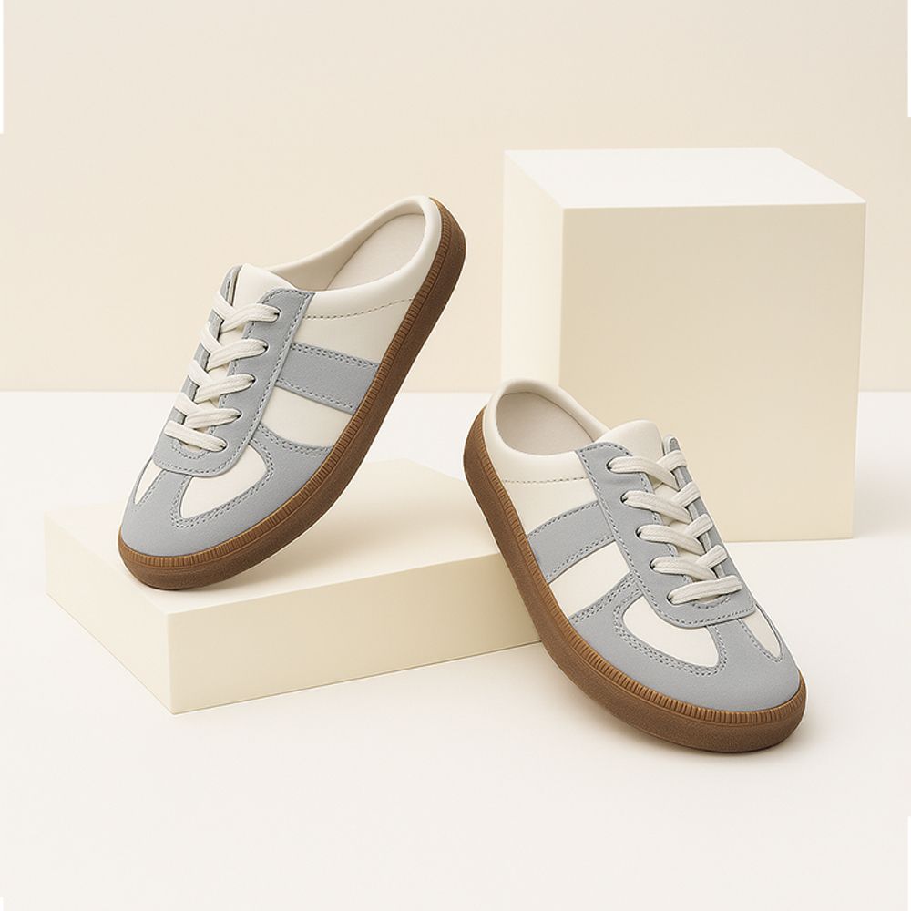 여성 뮬 슬리퍼 여름 샌들 통굽 블로퍼 스니커즈