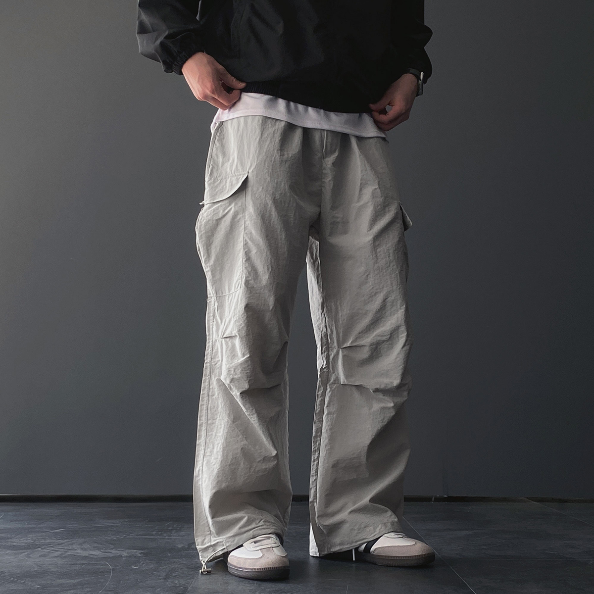 파라슈트팬츠 나일론카고팬츠 벌룬팬츠 건빵바지 - 상품 이미지