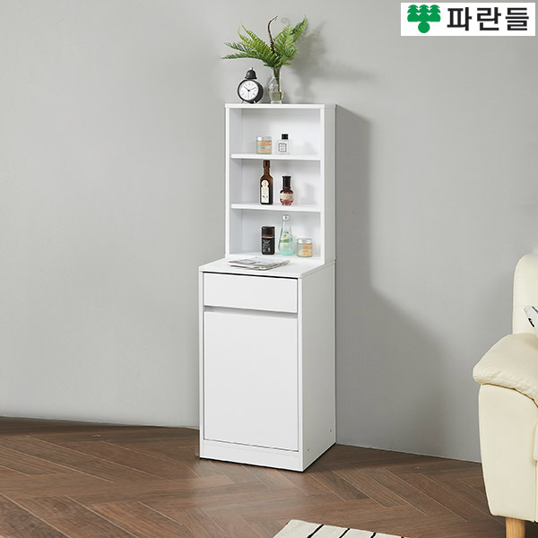 파란들가구 반하나 상판18T 400 수납화장대 수납화장대 콘솔 - 메인 이미지