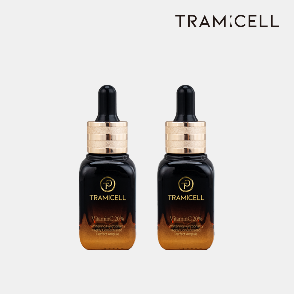 트라미셀 순수20% 비타민c앰플 20ml 1+1 CE페룰릭 항산화 앰플 기미 재생 - 메인 이미지