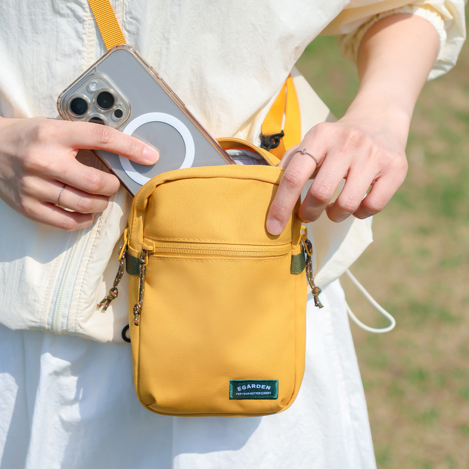 에가든 트래블러 미니 크로스백 데일리 소형 여행 보조 핸드폰 스마트폰 가방