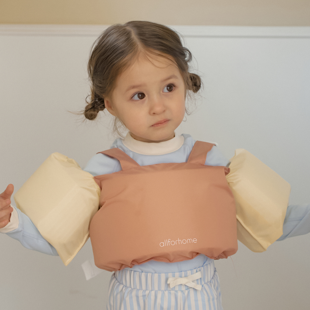 올포홈 유아 암링자켓 아기 팔튜브 물놀이 구명조끼 수영 조끼