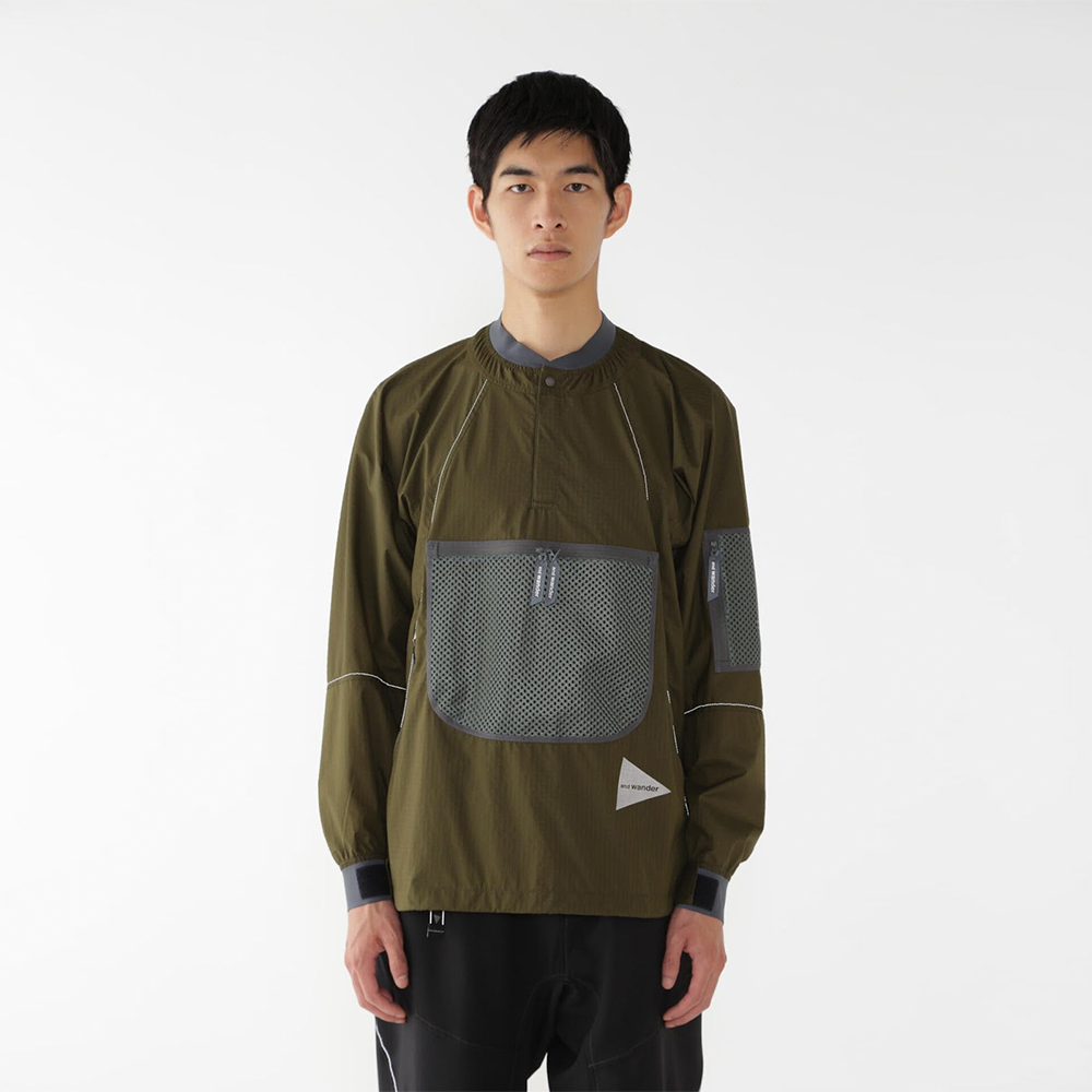 앤드원더 재킷 breath rip pullover jacket 25SS 남녀공용 5745121011 - 상세 이미지 4