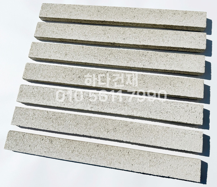 국산 모노타일 롱와이드 오프화이트 500x50x20T 1박스14장 / 하다건재 국내생산 롱브릭타일