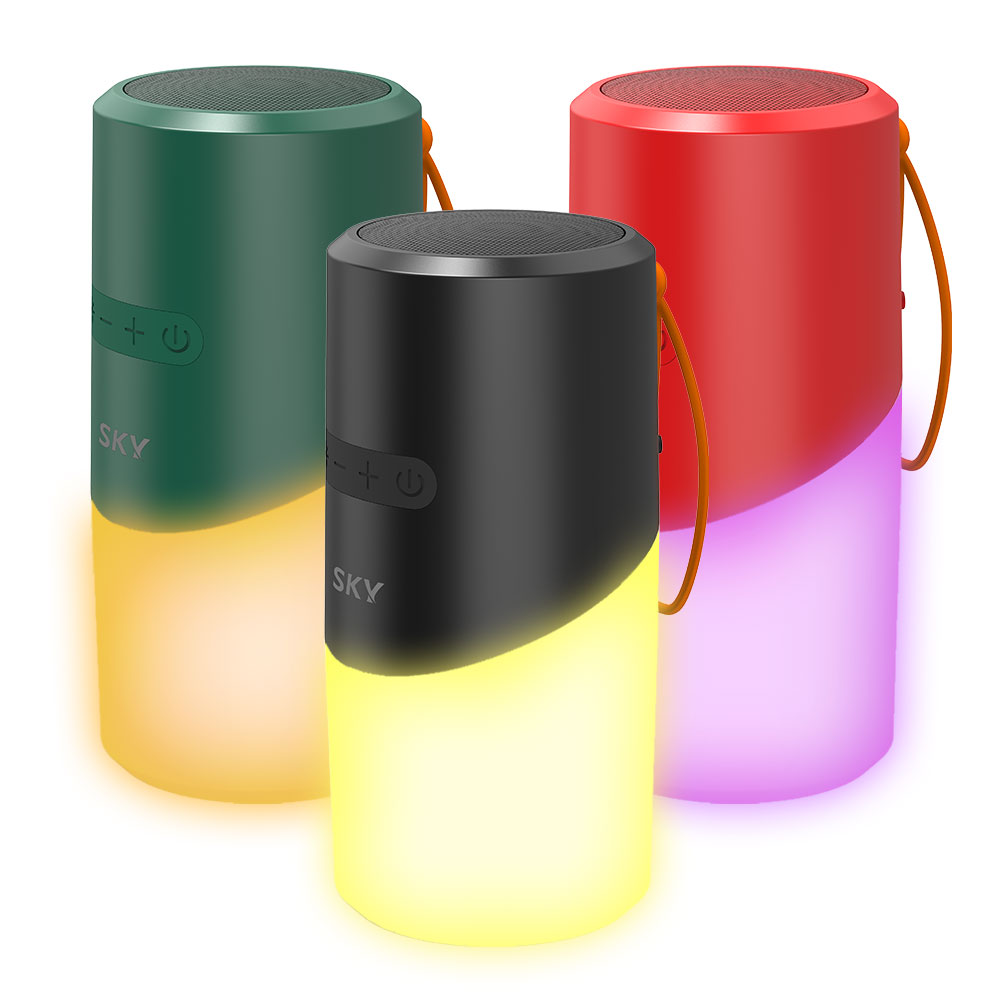 붐 네온 N2 5W 무선 블루투스 스피커 생활방수 LED 레드 - 상세 이미지 2