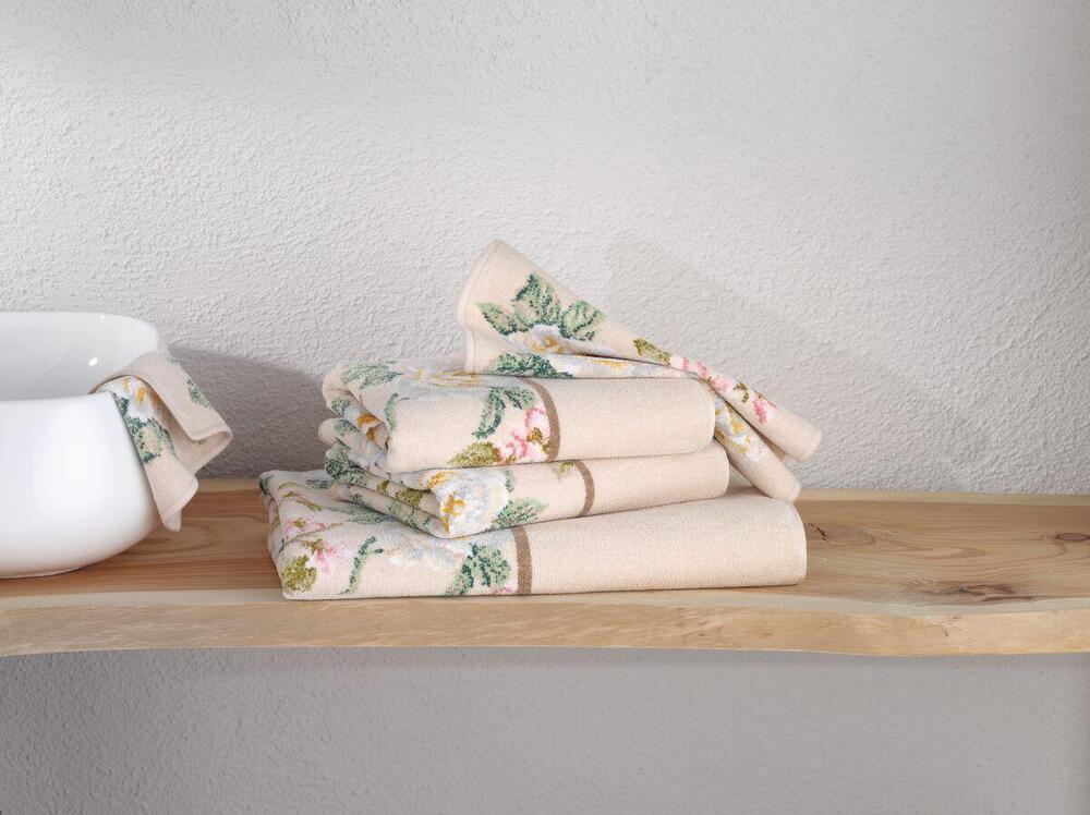 훼이라 바닐라 로즈 게스트타월 37x50cm 독일직수입 부드럽고 먼지없는 프리미엄수건 선물 - 상세 이미지 2