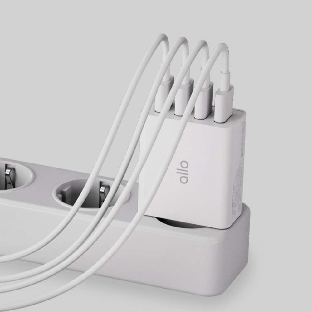 알로코리아 터보 4포트 35W QC3.0 고속 멀티충전기 UC435QC - 상세 이미지 3