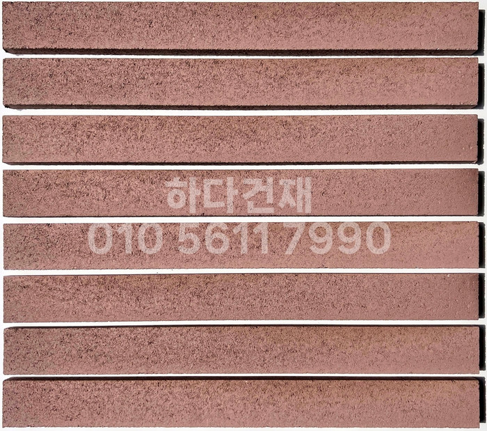 국산 모노타일 롱와이드 올드로즈 500x50x20T 1박스14장 / 하다건재 국내생산 롱브릭타일