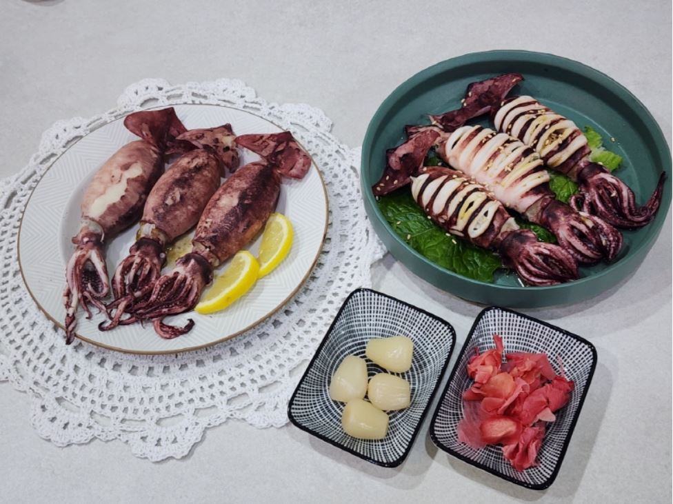 초코 채낚기 한입 통찜 오징어 선동 동해원양산  팩포장 - 상세 이미지 2