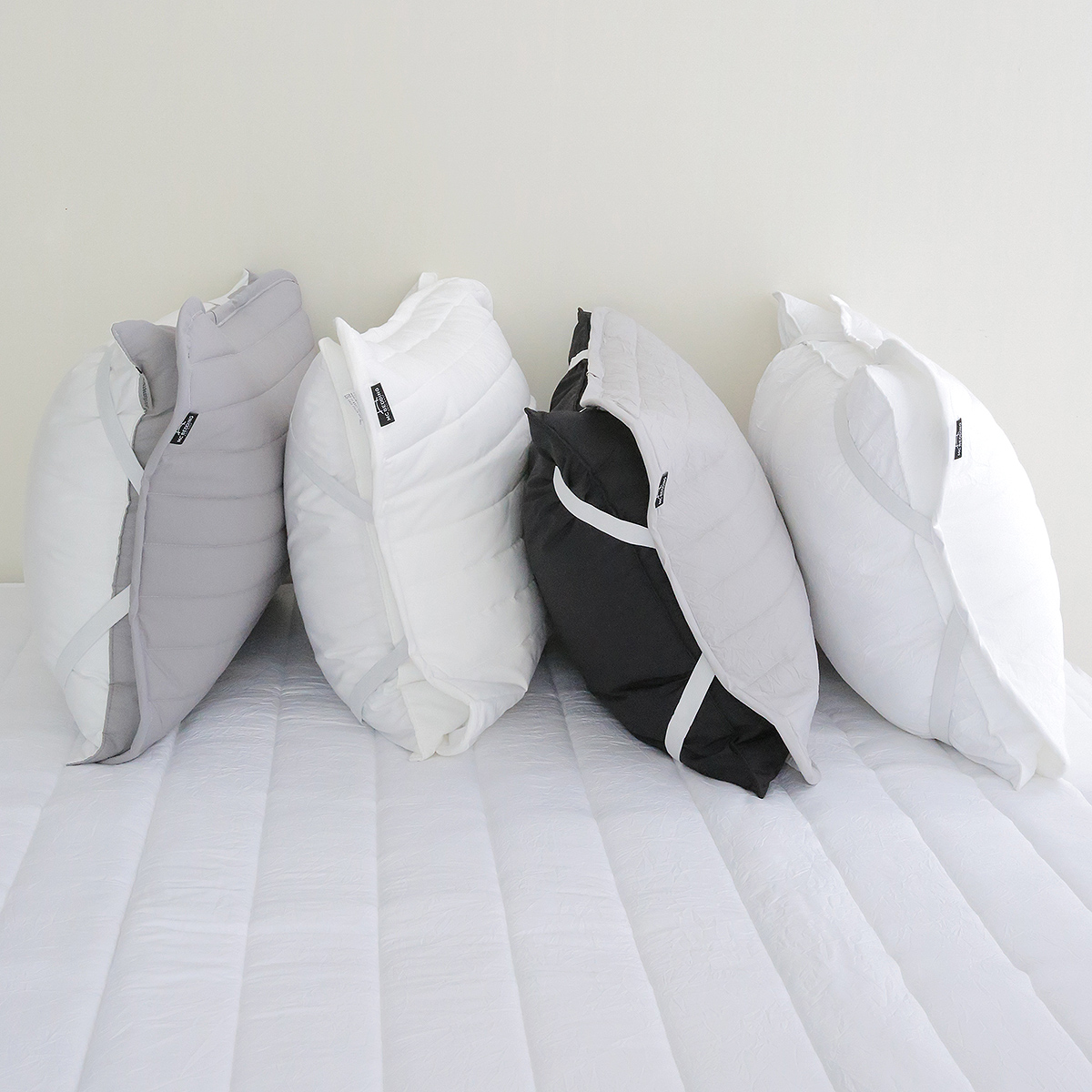 엠시베딩 밴딩베개커버 교체하기 편리한 1+1 알러지케어 베개커버 5070