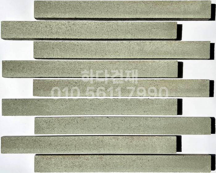 국산 모노타일 롱와이드 올리브그린 500x50x20T 1박스14장 / 하다건재 국내생산 롱브릭타일