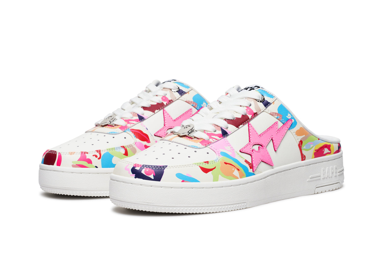 베이프 X KIDSUPER 운동화 BAPE STA CLOG 4월 신상 1L23-191-913 - 상세 이미지 2