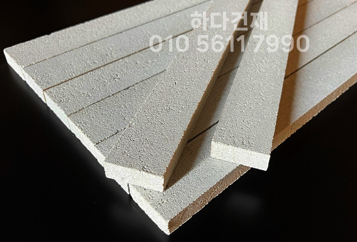 국산 모노타일 롱와이드 도브화이트 500x50x20T 1박스14장 / 하다건재 국내생산 롱브릭타일