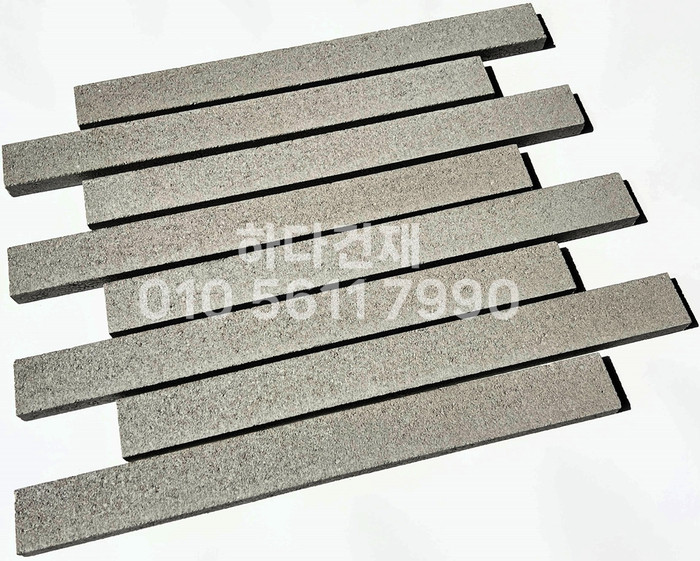 국산 모노타일 롱와이드 베이직그레이 500x50x20T 1박스14장 / 하다건재 시공사례 국내생산 롱브릭타일