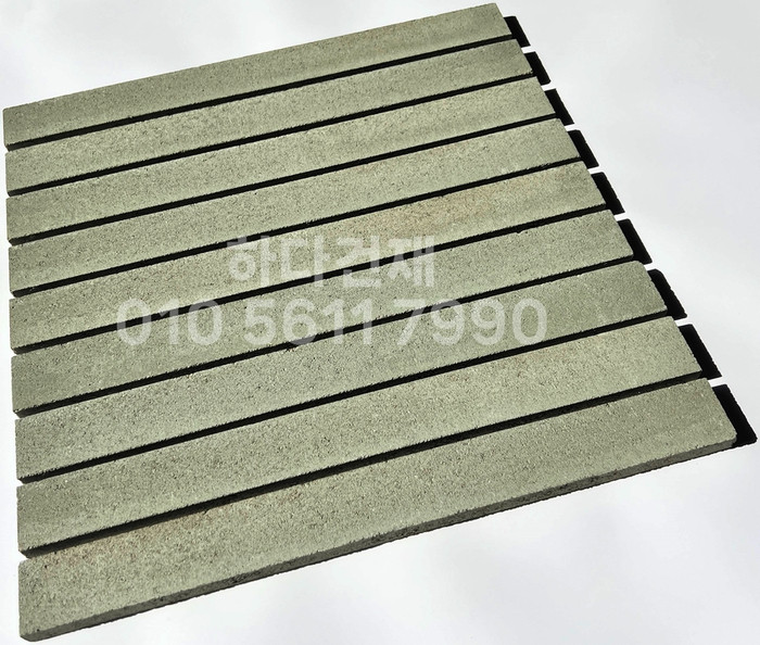 국산 모노타일 롱와이드 올리브그린 500x50x20T 1박스14장 / 하다건재 국내생산 롱브릭타일