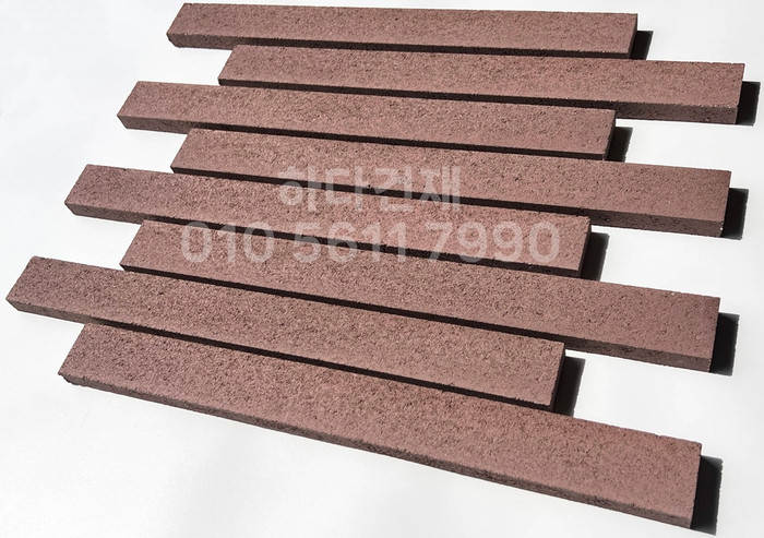 국산 모노타일 롱와이드 올드로즈 500x50x20T 1박스14장 / 하다건재 국내생산 롱브릭타일