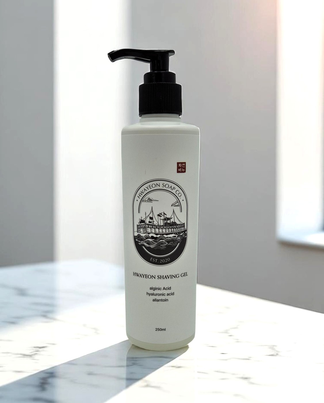 화연 셰이빙젤 미역 성분 알긴산 윤활 보습 무향 쉐이빙젤 국내제조 250ml - 상세 이미지 3