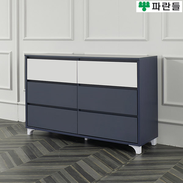 파란들가구 반하나 LPM 1150 와이드 3단서랍장 침실서랍장 - 상세 이미지 2