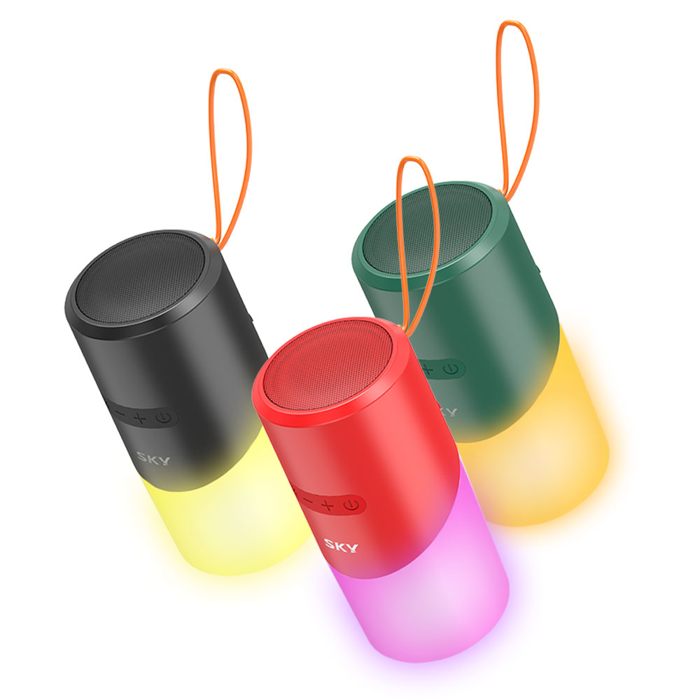 붐 네온 N2 5W 무선 블루투스 스피커 생활방수 LED 레드 - 상세 이미지 4