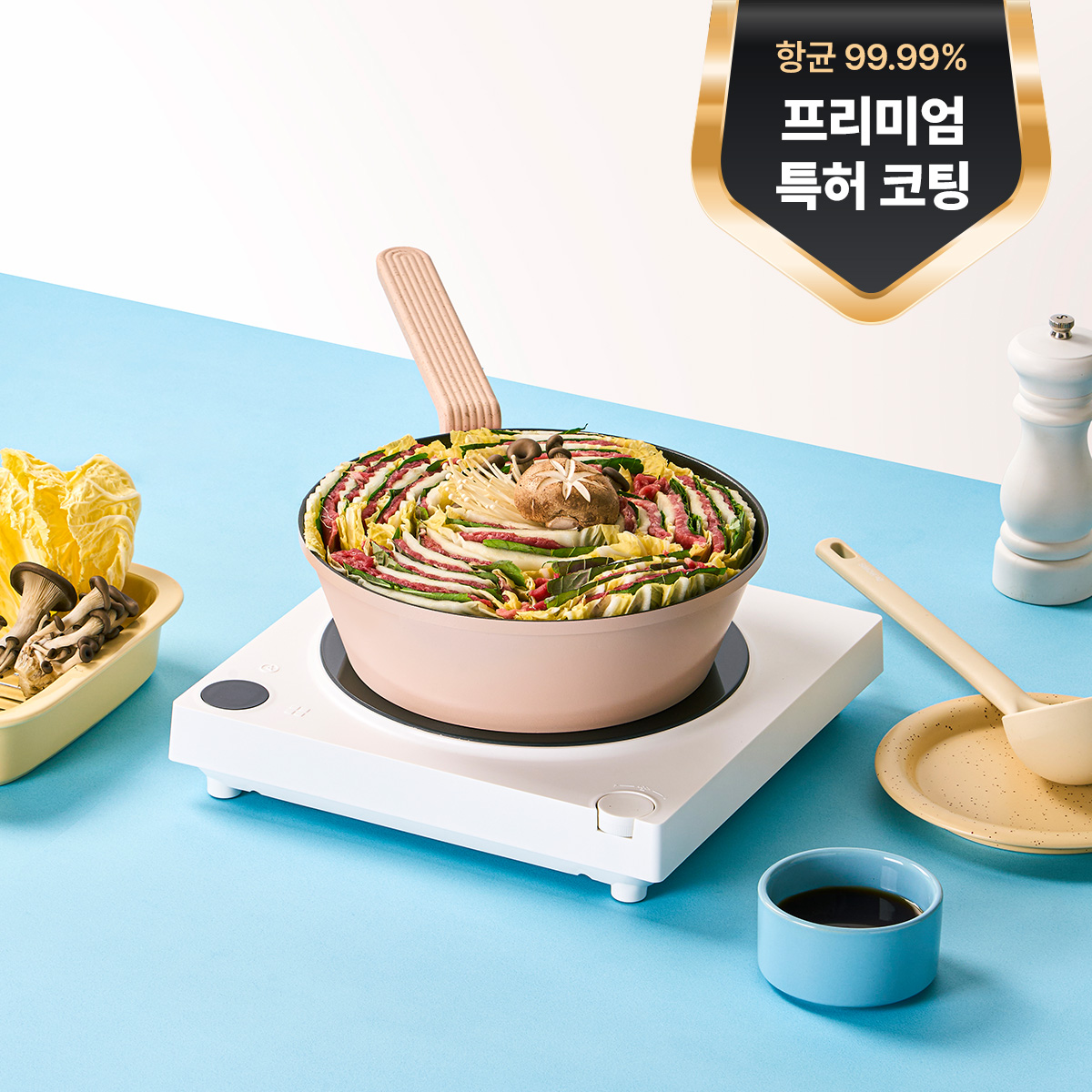 닥터하우스 키토산 항균 코팅 웍 권성준팬 24cm 인덕션 - 상세 이미지 3