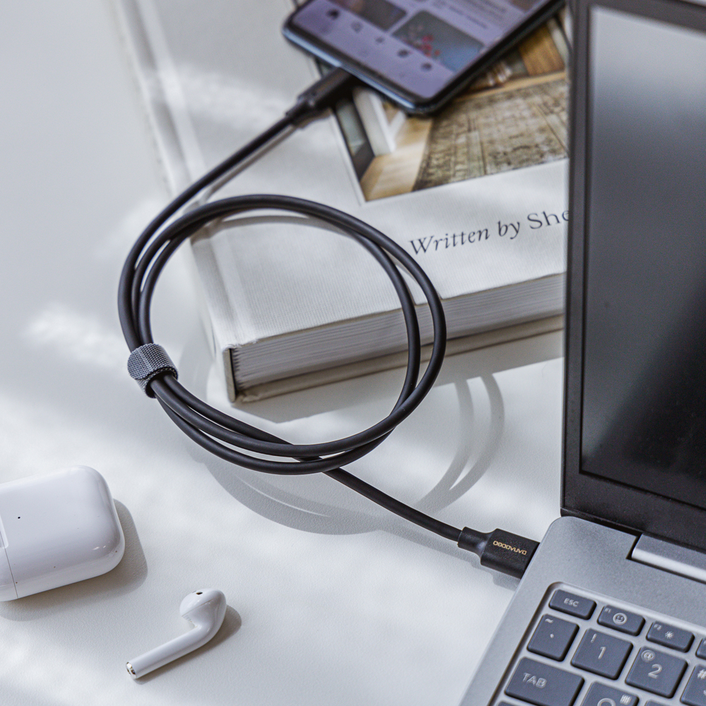 바라보고 USB3.2 Gen2 A to C타입 고속충전 데이터 케이블 블랙, 1개, 0.3m 이미지 3