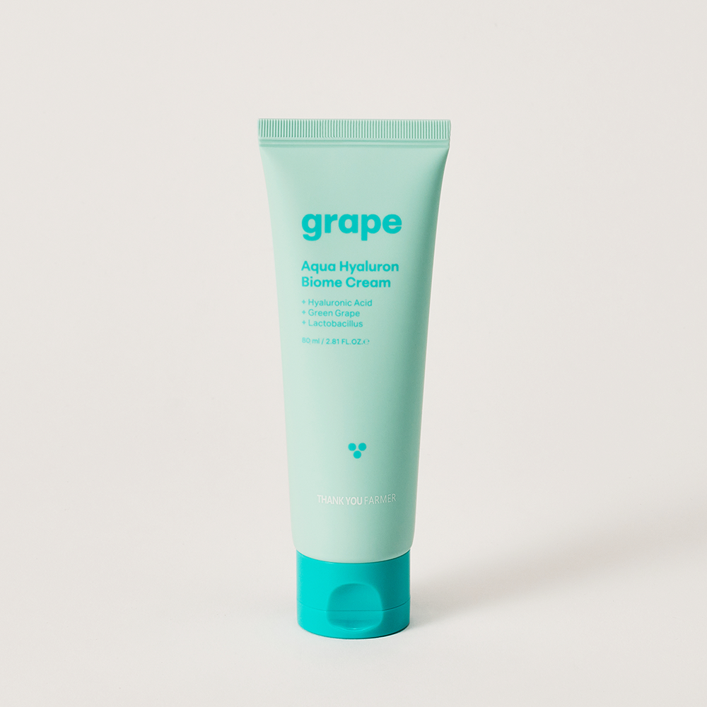 땡큐파머 청포도 아쿠아 바이옴 크림 80ml - 상품 이미지