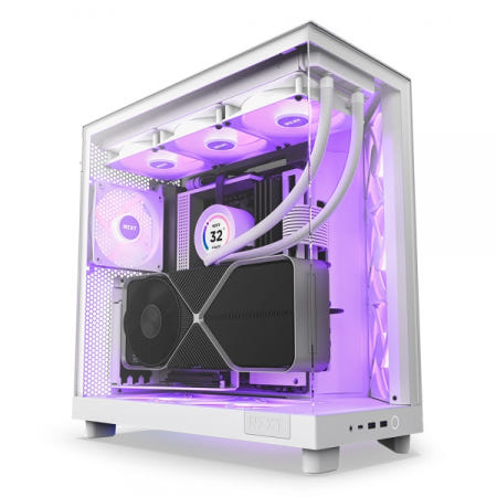 NZXT NZXT H6 Flow RGB 화이트 (미들타워)