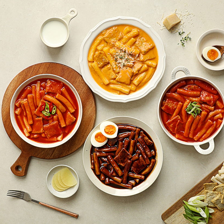 토끼분식 즉석떡볶이 밀키트 2인분 2SET 밀떡 국물떡볶이 간편 캠핑요리 밀키트 - 상품 이미지