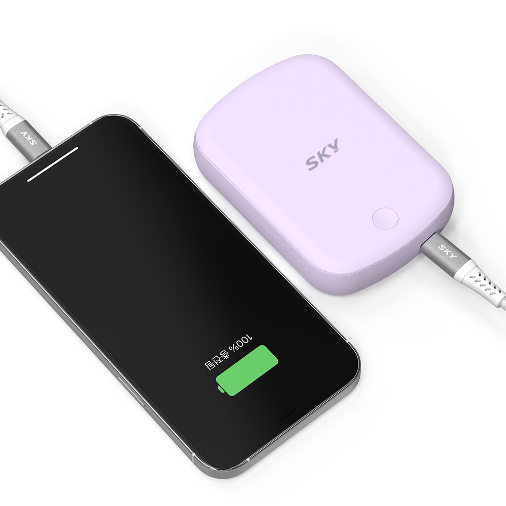 필 WX1 Mag 맥세이프 20W 유무선 보조배터리 USB PD 10000mAh, 퍼플 - 상세 이미지 5