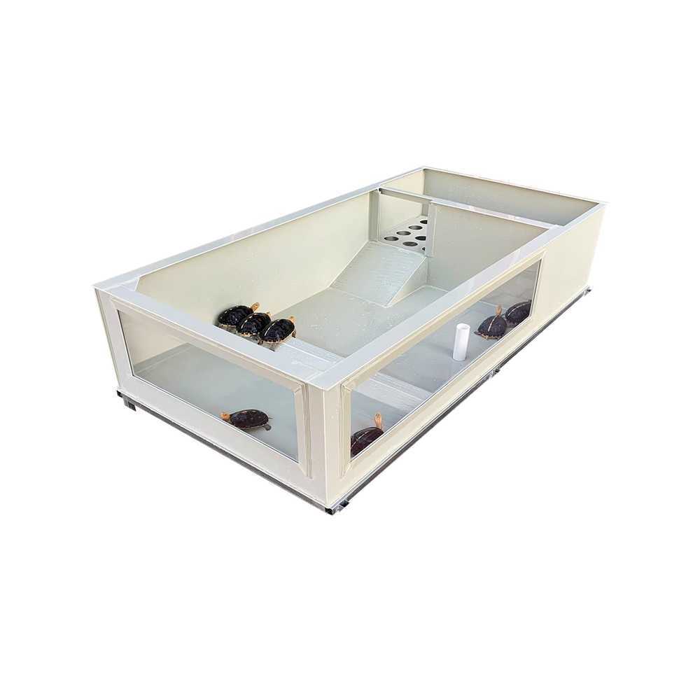 거북이수조 아크릴 열대어 반수생 키우기 수족관 어항 80xH30cm - 상품 이미지