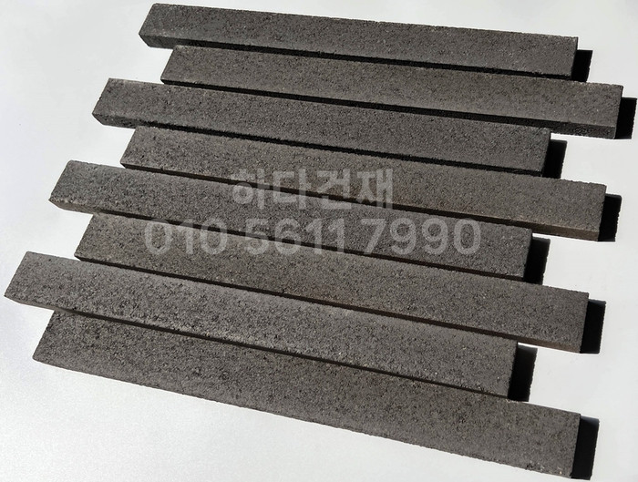 국산 모노타일 롱와이드 빈티지블랙 500x50x20T 1박스14장 / 하다건재 국내생산 롱브릭타일