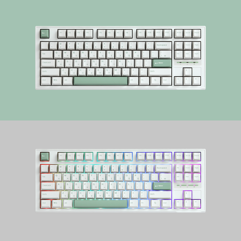 SPM PL87C PBT 몽돌 텐키리스 게이밍 기계식 키보드 - 상세 이미지 3