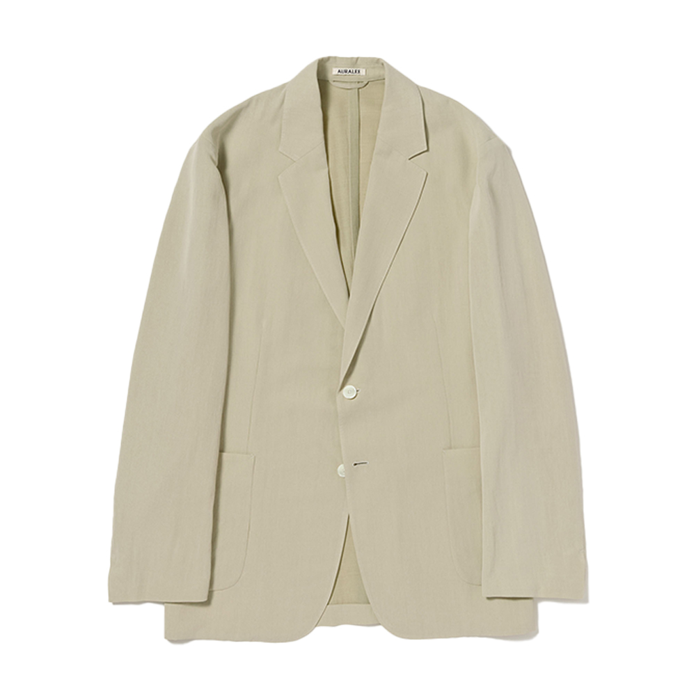 오라리 맨즈 자켓 LIGHT COTTON WOOL VIYELLA JACKET 25SS 남자 캐주얼 정장 - 메인 이미지