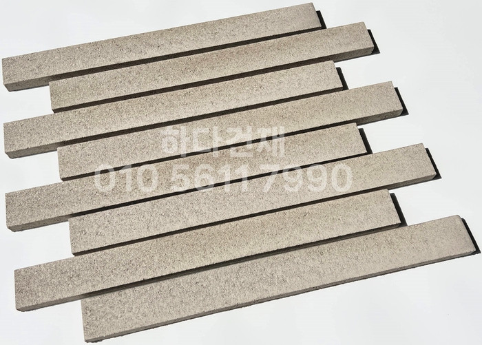 국산 모노타일 롱와이드 허니브라운 500x50x20T / 하다건재 국내생산 롱브릭타일