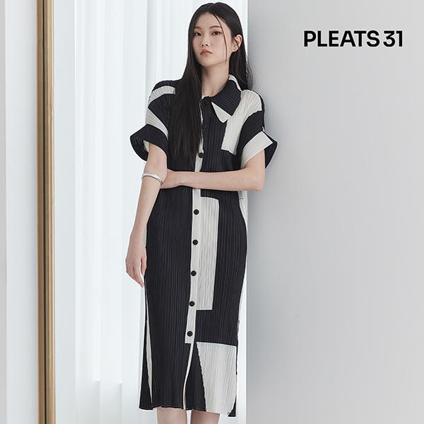 #[플리츠31] 패턴 플리츠 원피스자켓1종 : 주식회사 케이티알파