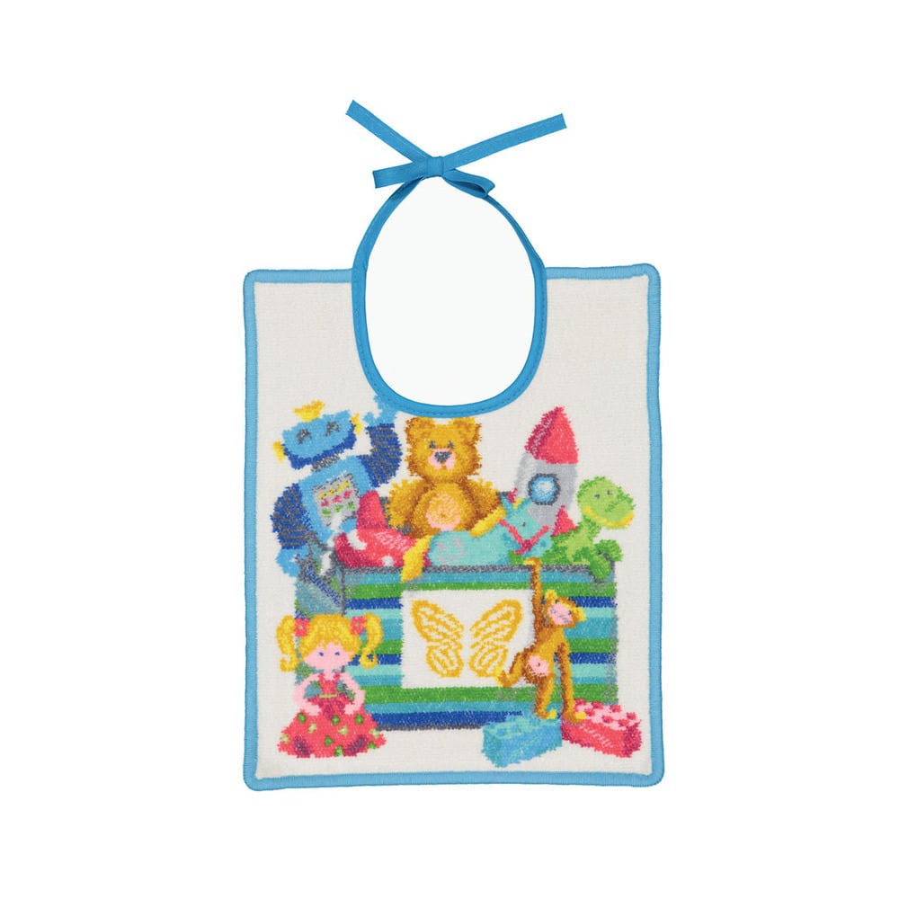 훼이라 토이박스 턱받이 아쿠아 25x30cm 독일직수입 부드럽고 먼지없는 프리미엄 아가수건