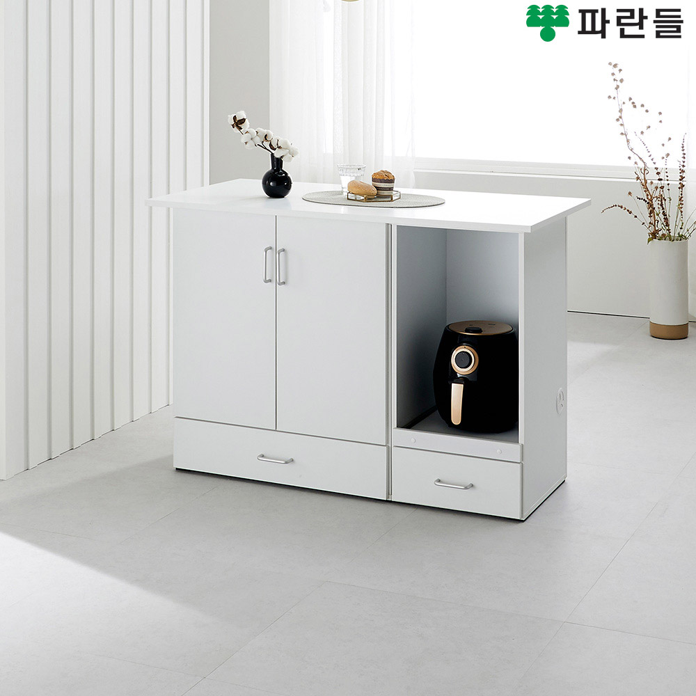 파란들가구 반하나 결합형1200 아일랜드식탁 아일랜드홈바 - 메인 이미지
