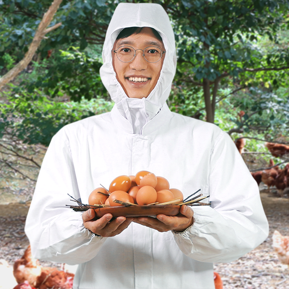 자연방사 동물복지 구운란 훈제란 구운계란 60구 시골다리