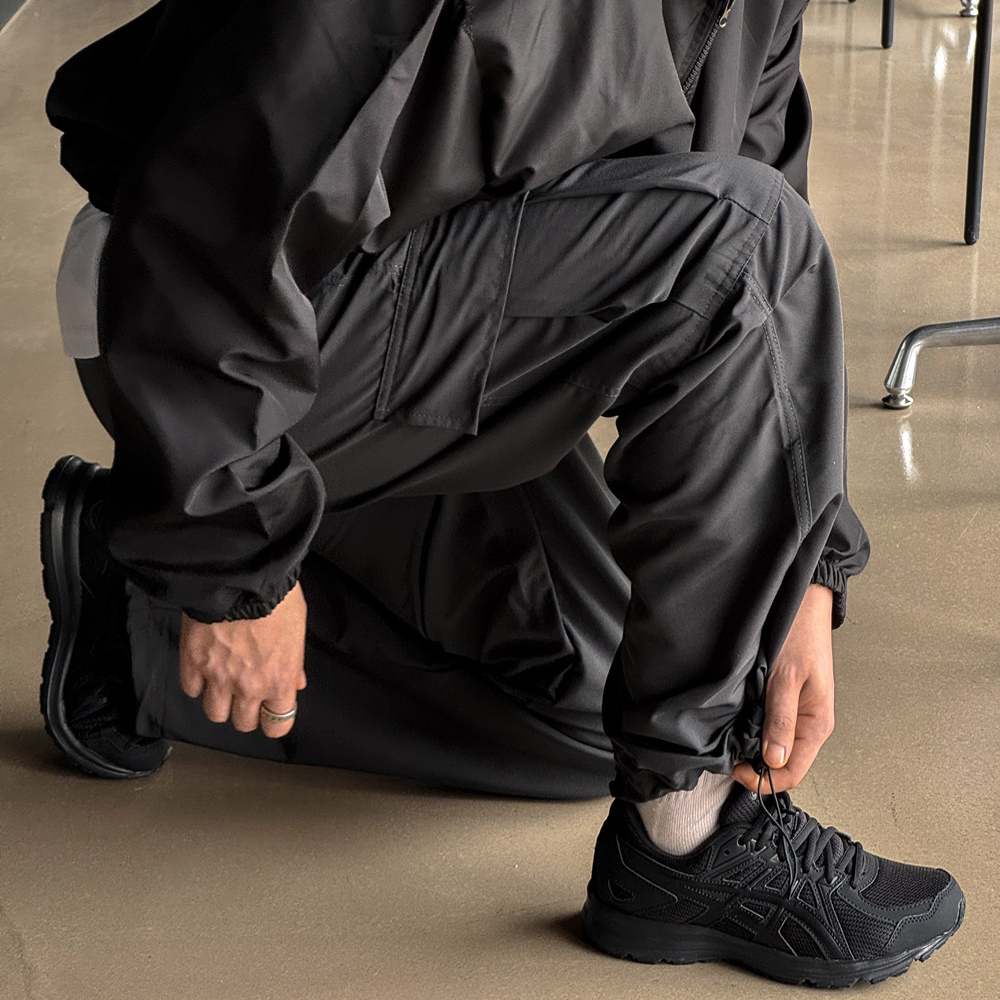 1+1 건빵바지 나일론카고팬츠 남자와이드팬츠 - 상세 이미지 2