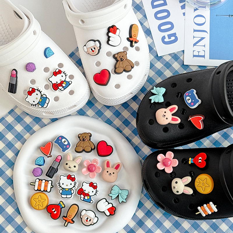 크록스 지비츠 세트 파츠 최다보유 신꾸 자비츠 겨울 슈즈 참 신발 꾸미기 악세사리 장식