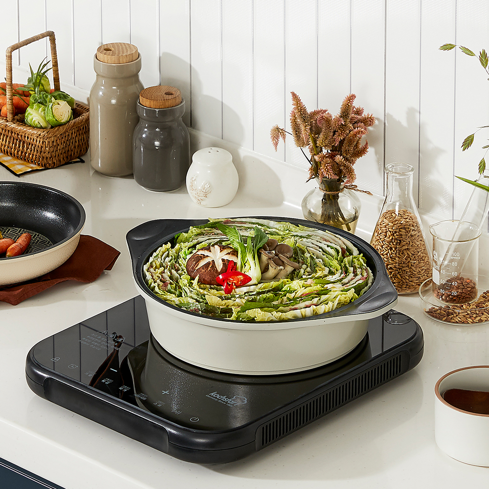 콕스타 아델라 인덕션 전골냄비 24cm 인덕션용 세라믹 샤브샤브 냄비