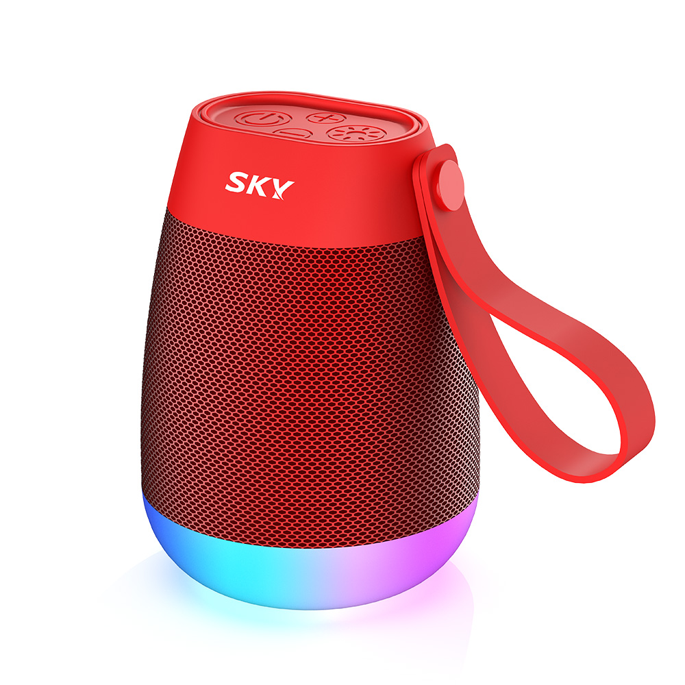 붐 네온 N1 5W 무선 블루투스 스피커 생활방수 LED 레드 - 상품 이미지