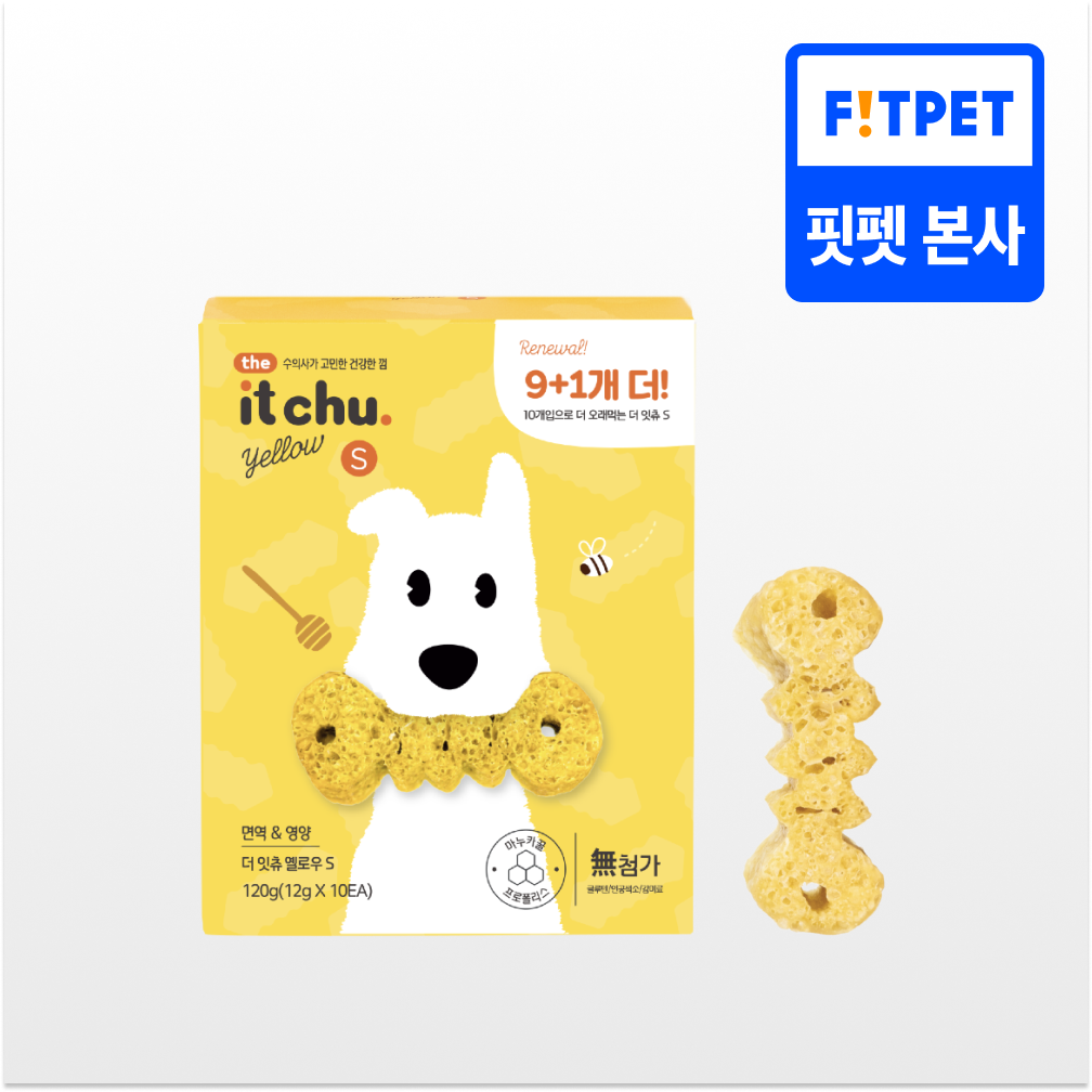 강아지 양치껌 잇츄 오리지널 10P 덴탈껌 치석제거 핏펫 개껌