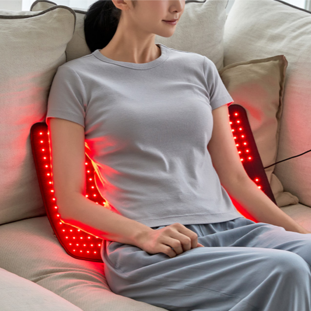 시리어스 근적외선 LED 그랜드 전기 마사지기 온열기 찜질기 등 허리 복부 어깨