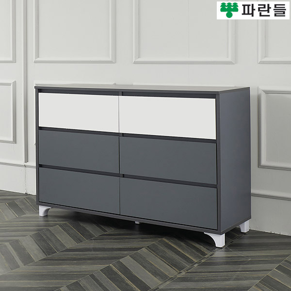 파란들가구 반하나 LPM 1150 와이드 3단서랍장 침실서랍장 - 상세 이미지 3