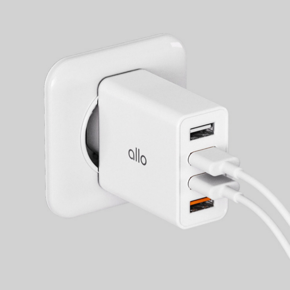 알로코리아 터보 4포트 35W QC3.0 고속 멀티충전기 UC435QC - 상세 이미지 4