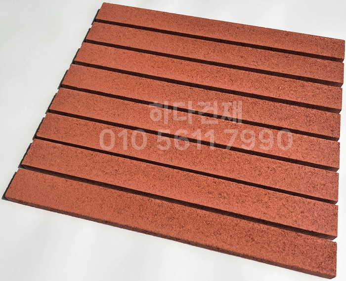 국산 모노타일 롱와이드 탱고레드 500x50x20T 1박스14장 / 하다건재 국내생산 롱브릭타일