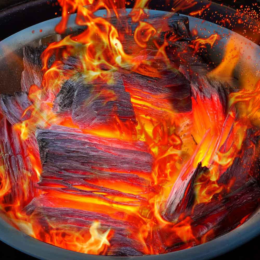 꾸버스 국내산 최고급 백탄 지리산 참숯 4kg 바베큐숯 캠핑 펜션 업소용 구이용 박스숯 차콜