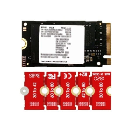 삼성전자 PM9B1 M.2 2242 NVMe 벌크 512GB 연장가이드 패키지 a/s 1년 + 나사증정